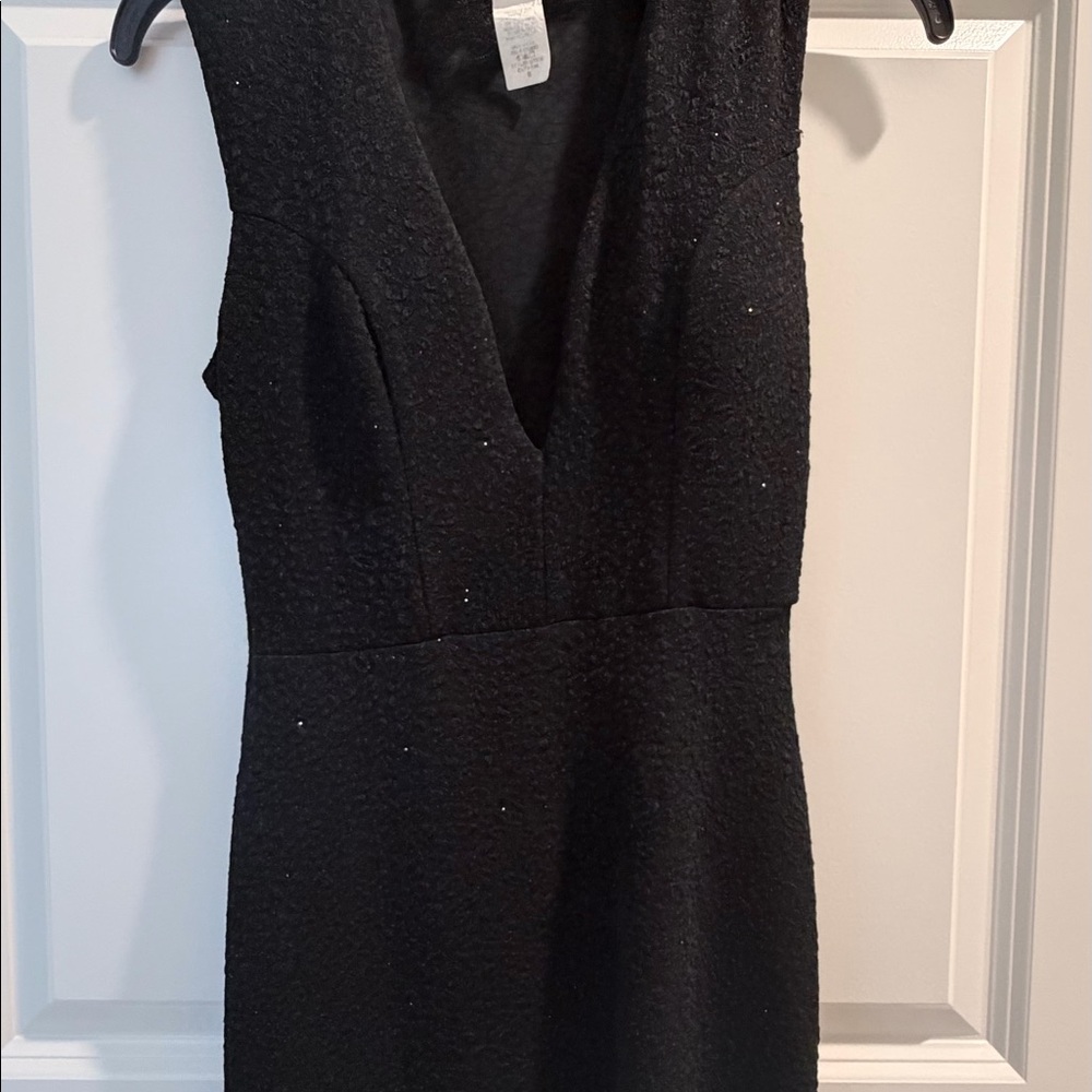 Foreign Exchange V neck mini sparkling dress